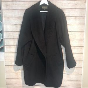 Black Winter Coat by Kristen Blake - Size 16